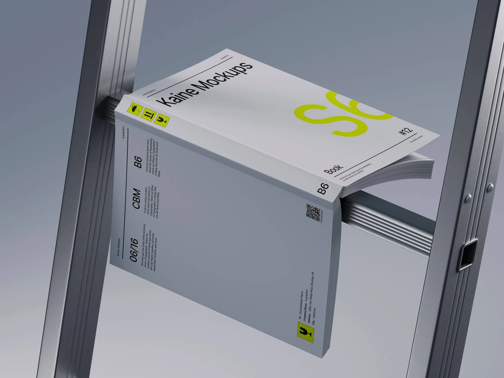 Kaine, Book Mockup and Construction Ladder, US, 12 1