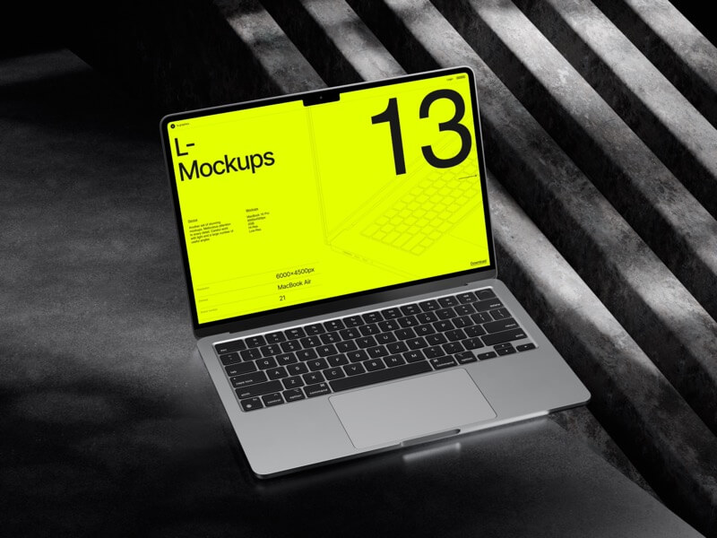 L-Mockups: MacBook Air 06