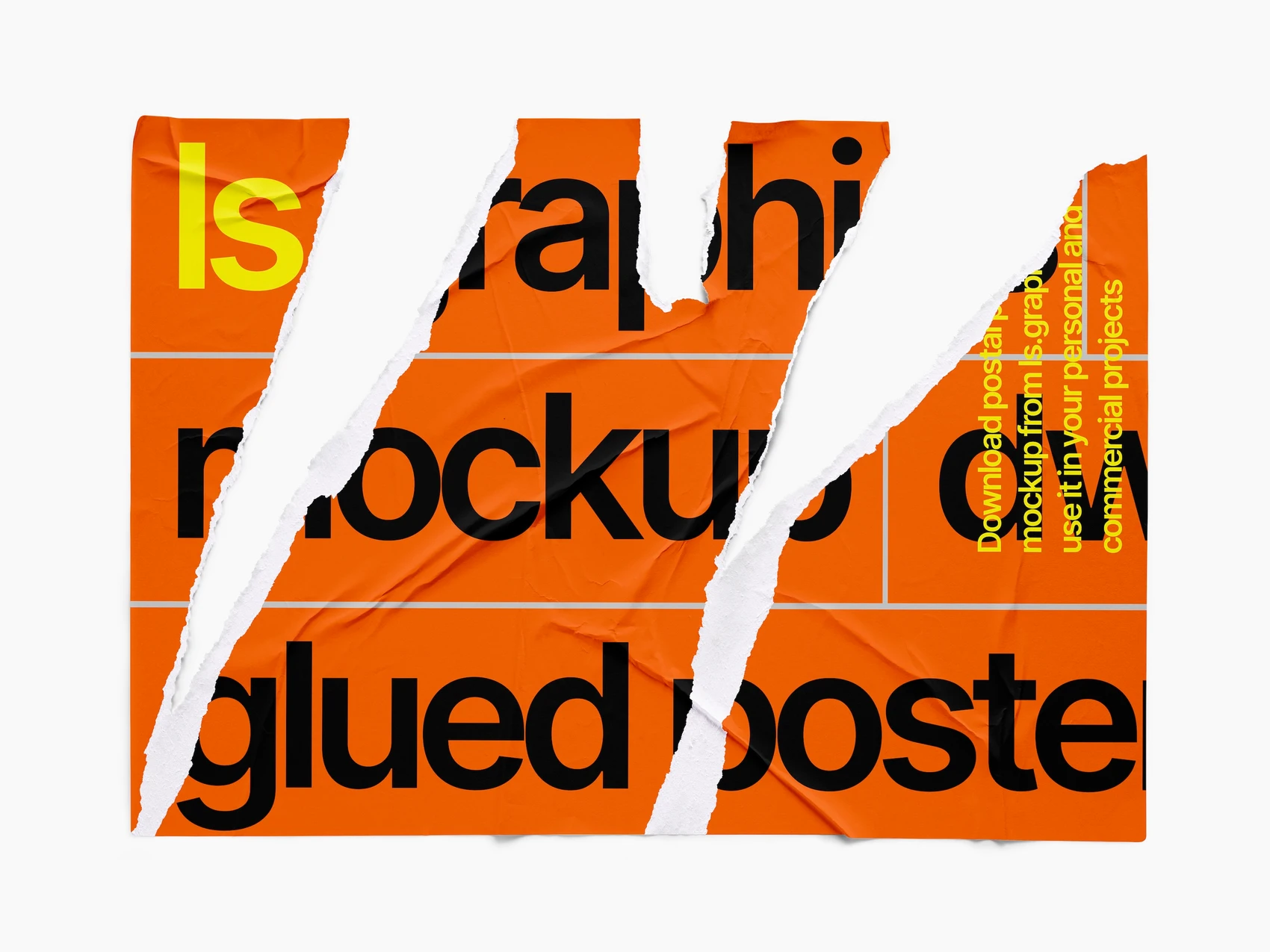 Glued Paper Mockup, EU, Simple, 8 1