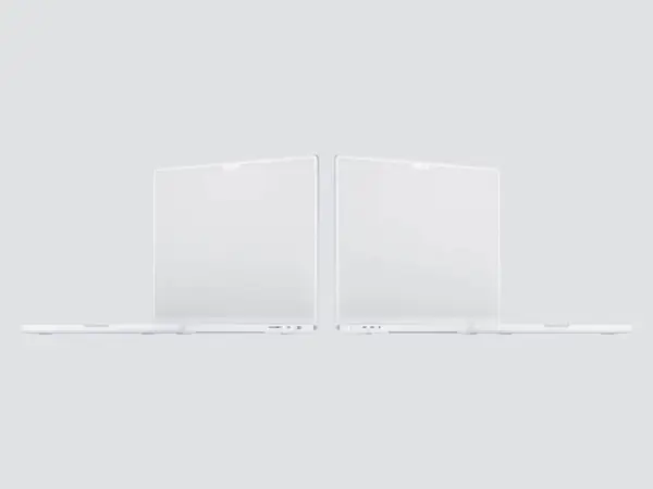 MacBook Pro 16 inch Clay Mockups, 02