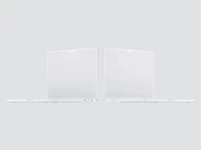 MacBook Pro 16 inch Clay Mockups, 02