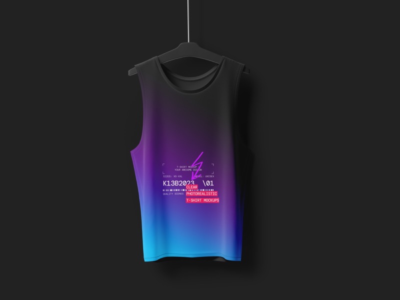 T-Shirt Mockup, Style 02, 01