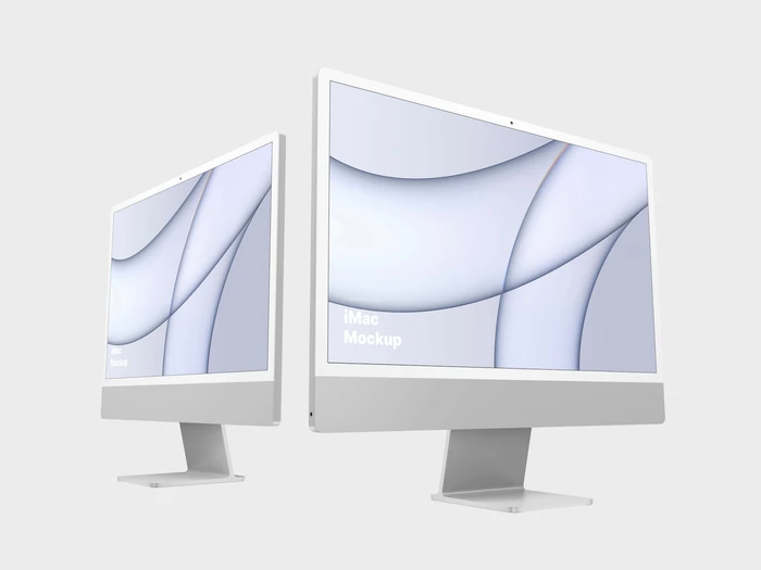 iMac 24-inch Mockups, 05