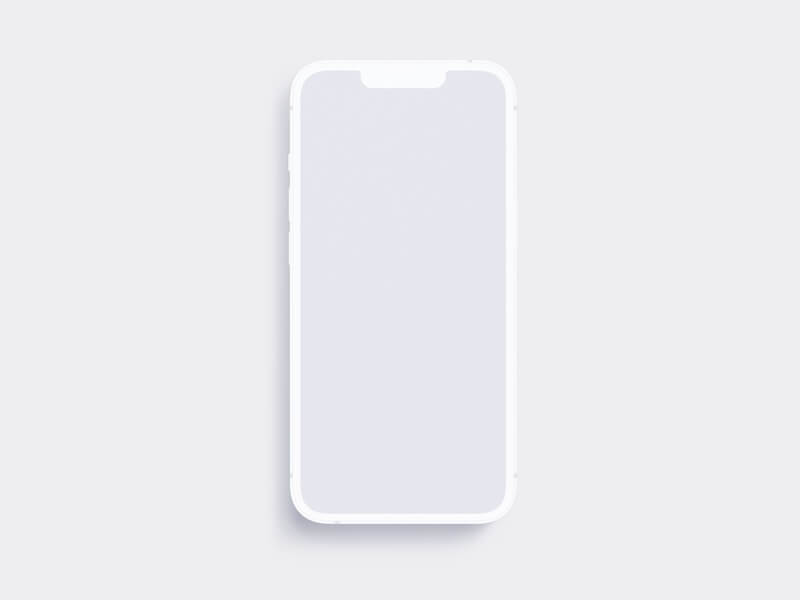 iPhone 13 Clay Mockups, 05