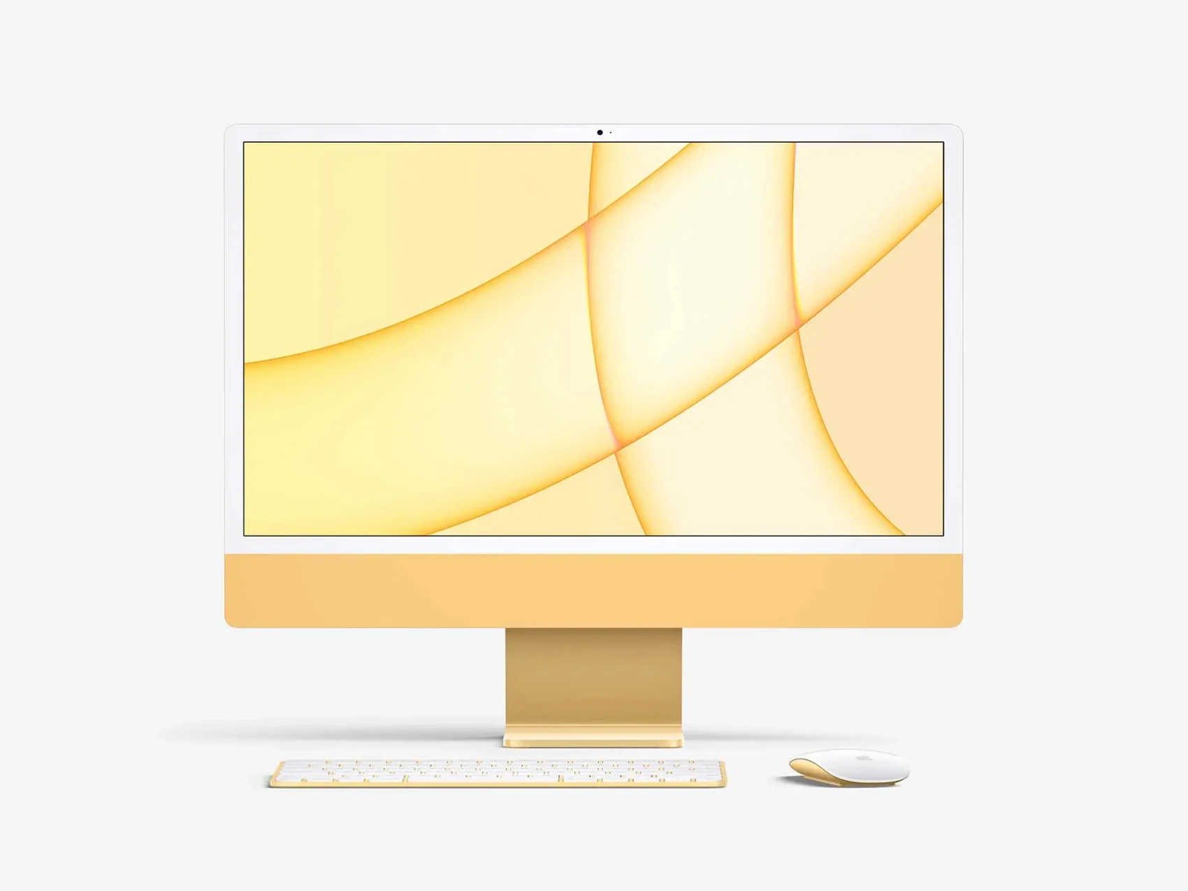 Free iMac 24-inch (2021) Mockup 4