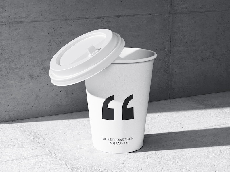 Qubus, Photorealistic Cup Mockup, US, 20