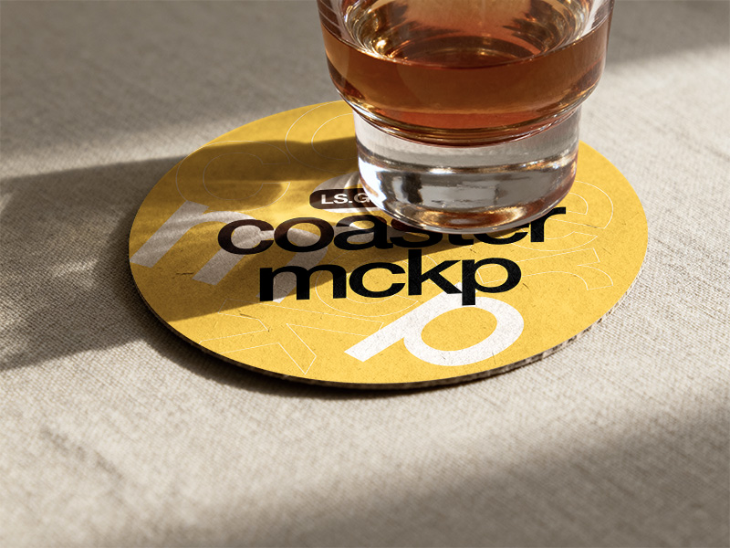 Coaster Mockup