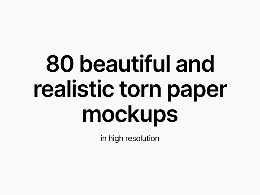 Torn Paper Mockups 3