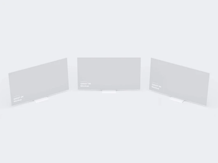 Samsung TV Clay Mockups (Q950T 8K), 06