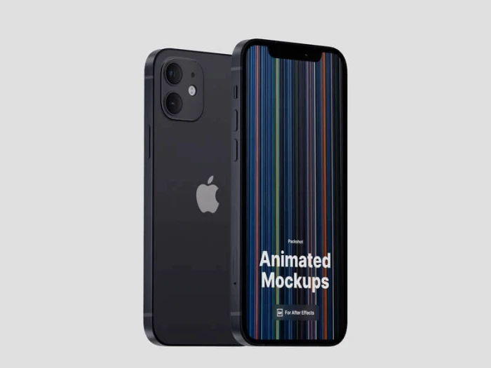 iPhone 12 Looped, Animated Mockups
