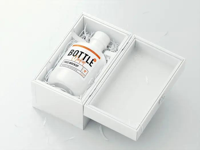 Bottle Logo Mockup
