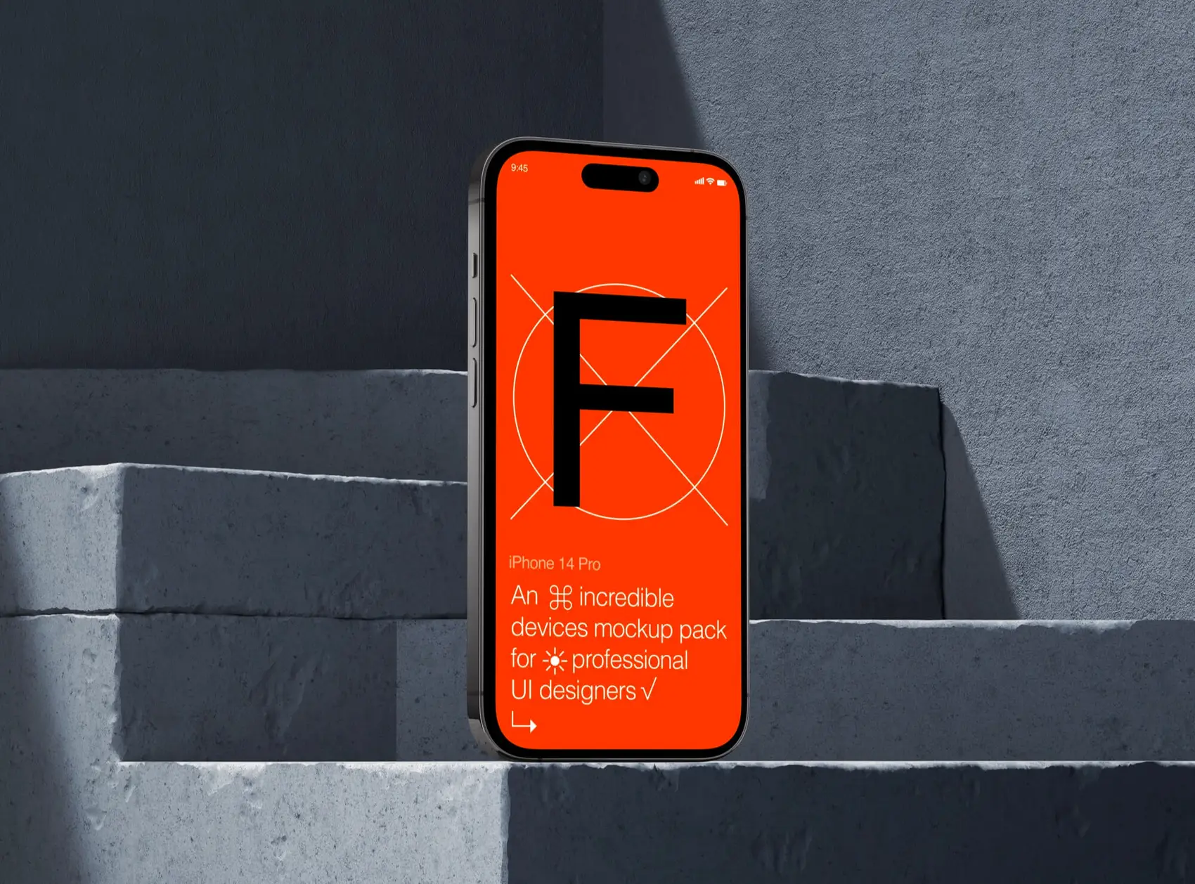 Free F-Mockup: iPhone 14 Pro Max 1