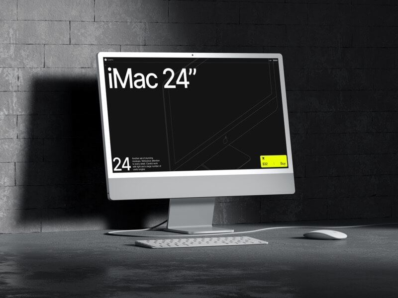 G-Mockups: iMac 24", 06