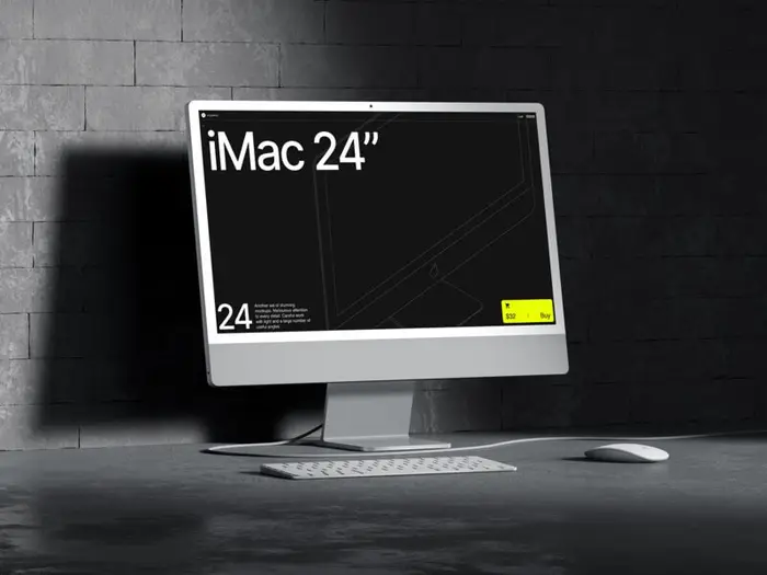 G-Mockups: iMac 24", 06