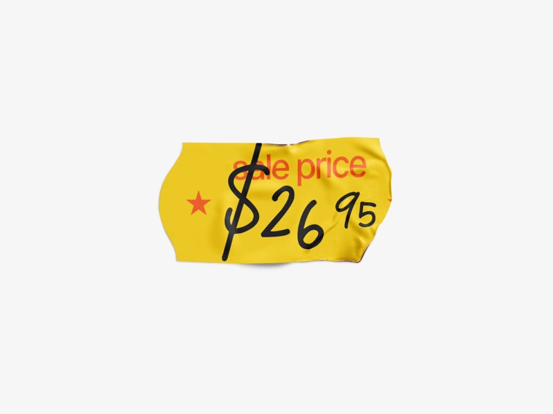 Glossy Sticker Mockup, Scene 41