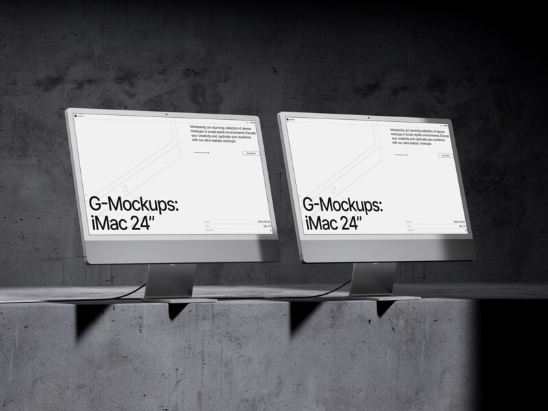 G-Mockups: iMac 24", 03