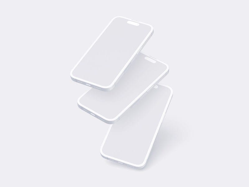 iPhone 14 Pro Clay Mockup, 08