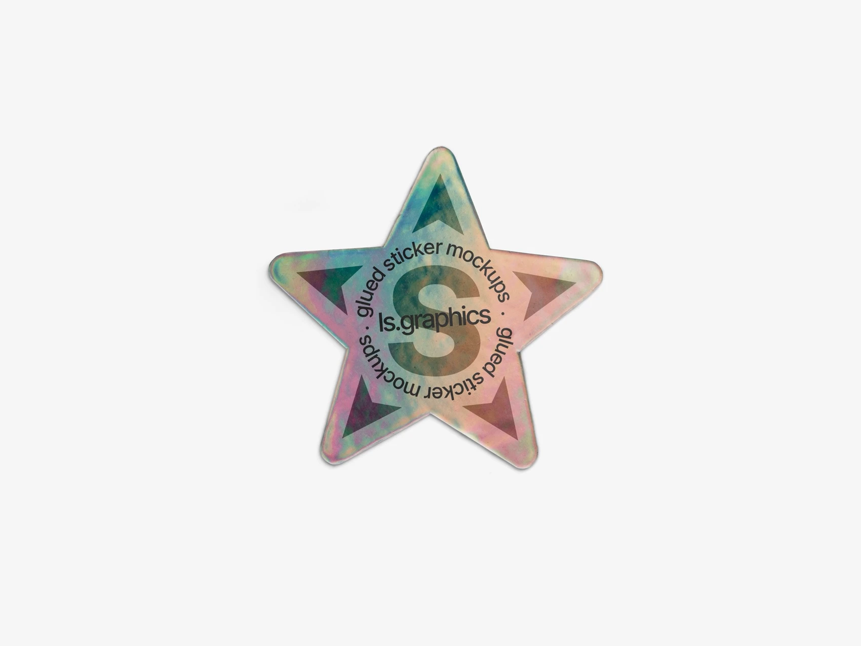 Holographic Sticker Mockup, Scene 24 1