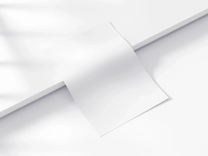 Free 3D Curved Paper Mockup