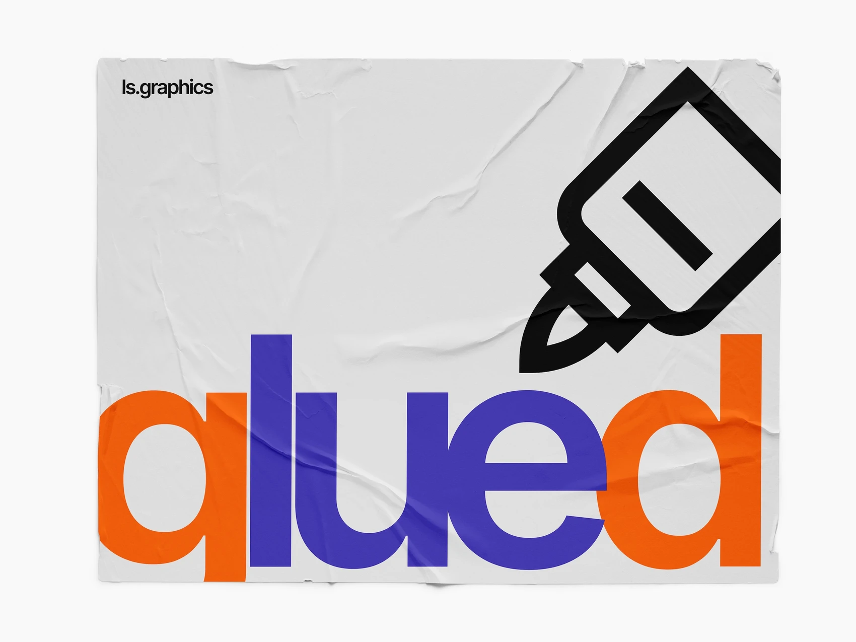 Glued Paper Mockup, US, Simple, 5 1