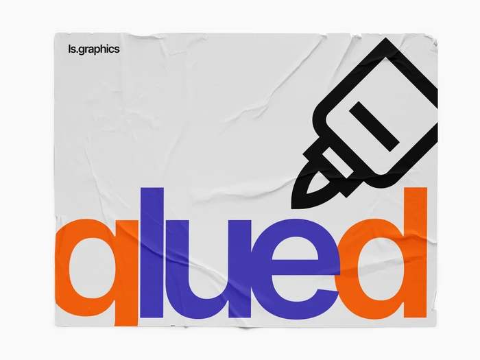 Glued Paper Mockup, US, Simple, 5