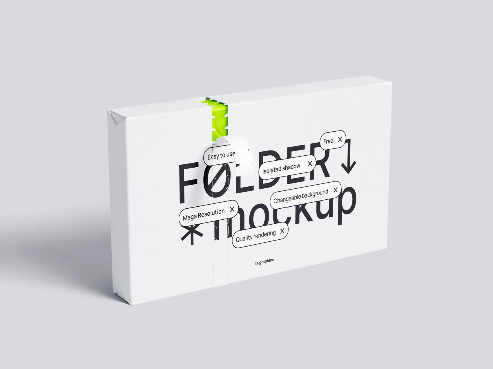 Free Standing Package Mockup with Perforation 1