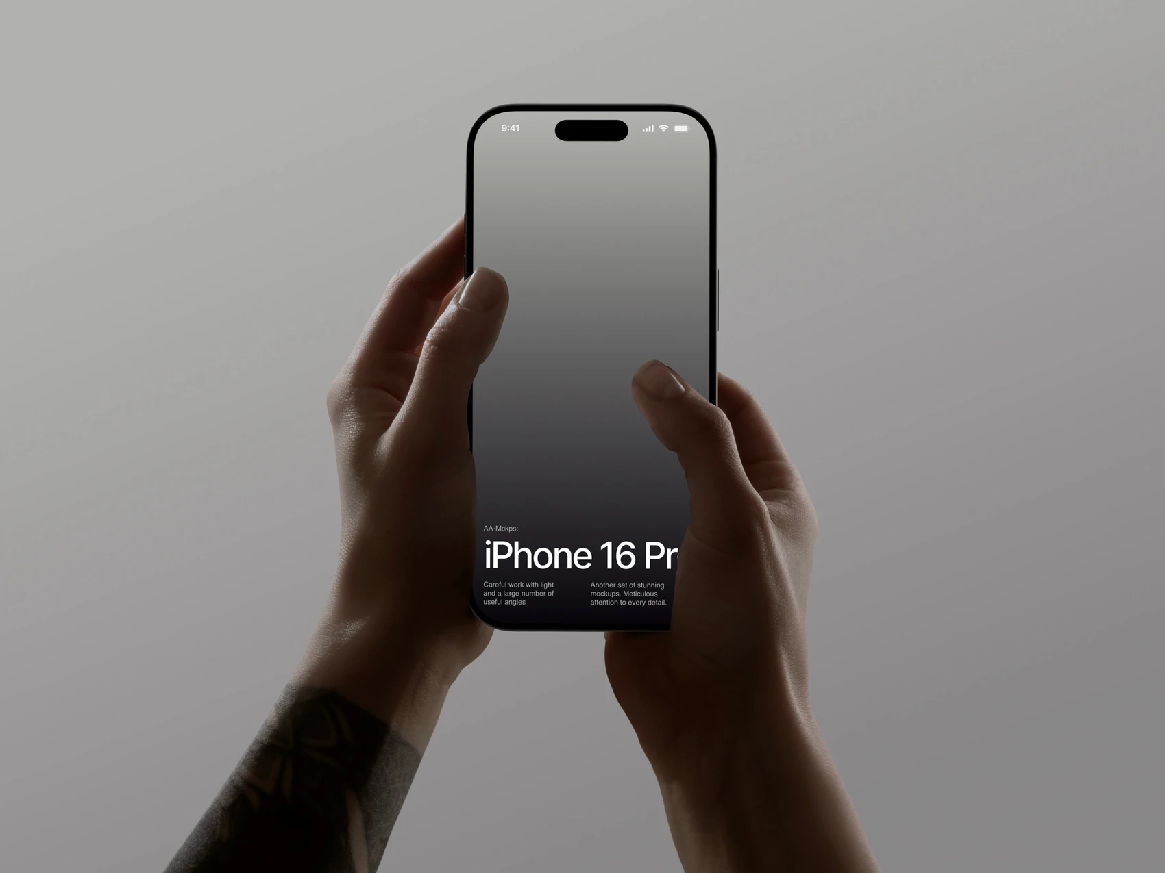 AA-Mockups: iPhone 16 Pro, Scene 14