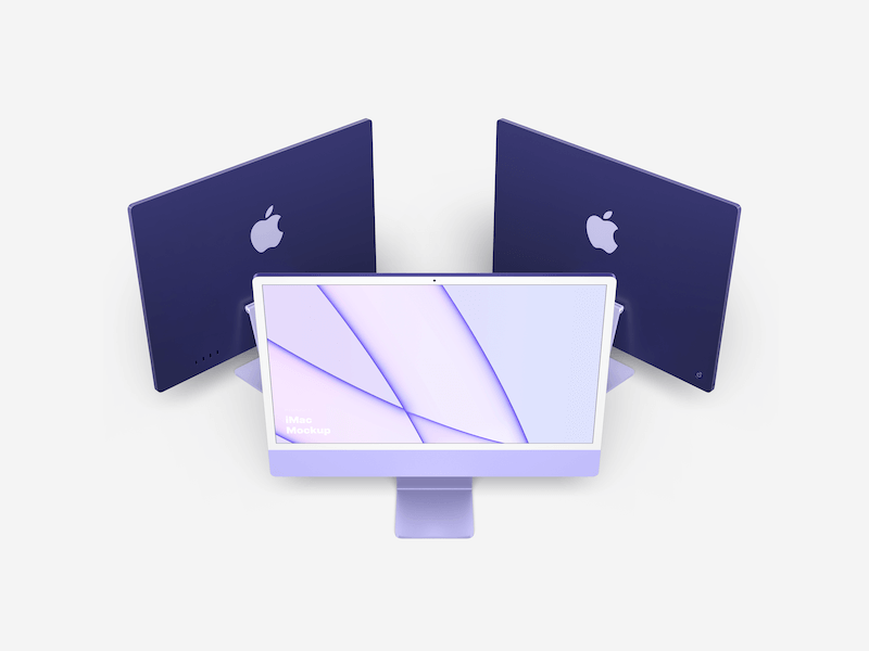 iMac 24-inch Mockups, 15
