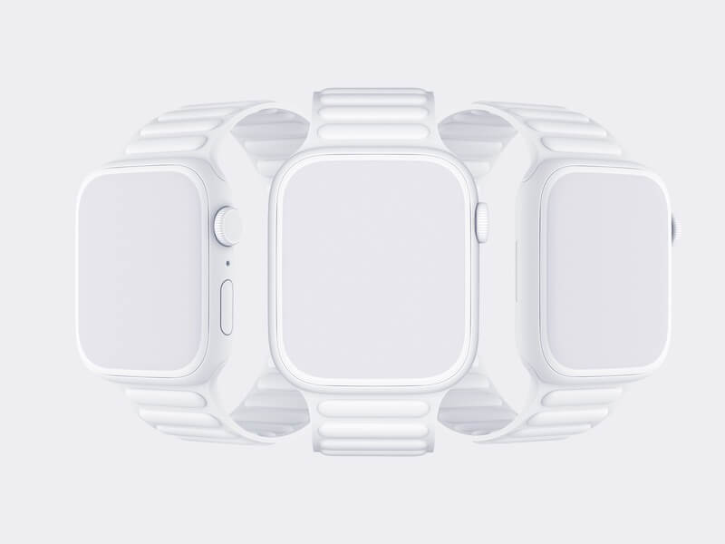 Watch Series 7 Clay Mockups, 08