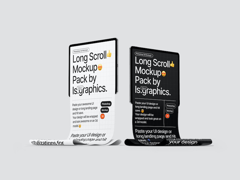 Long Scroll Mockups, 26