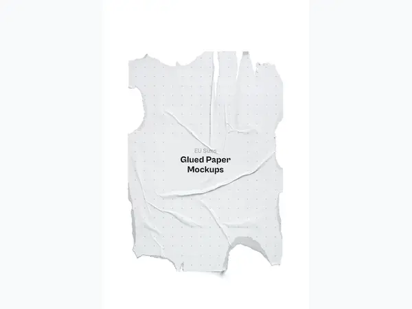 Glued Paper Mockup, EU Glossy, 05