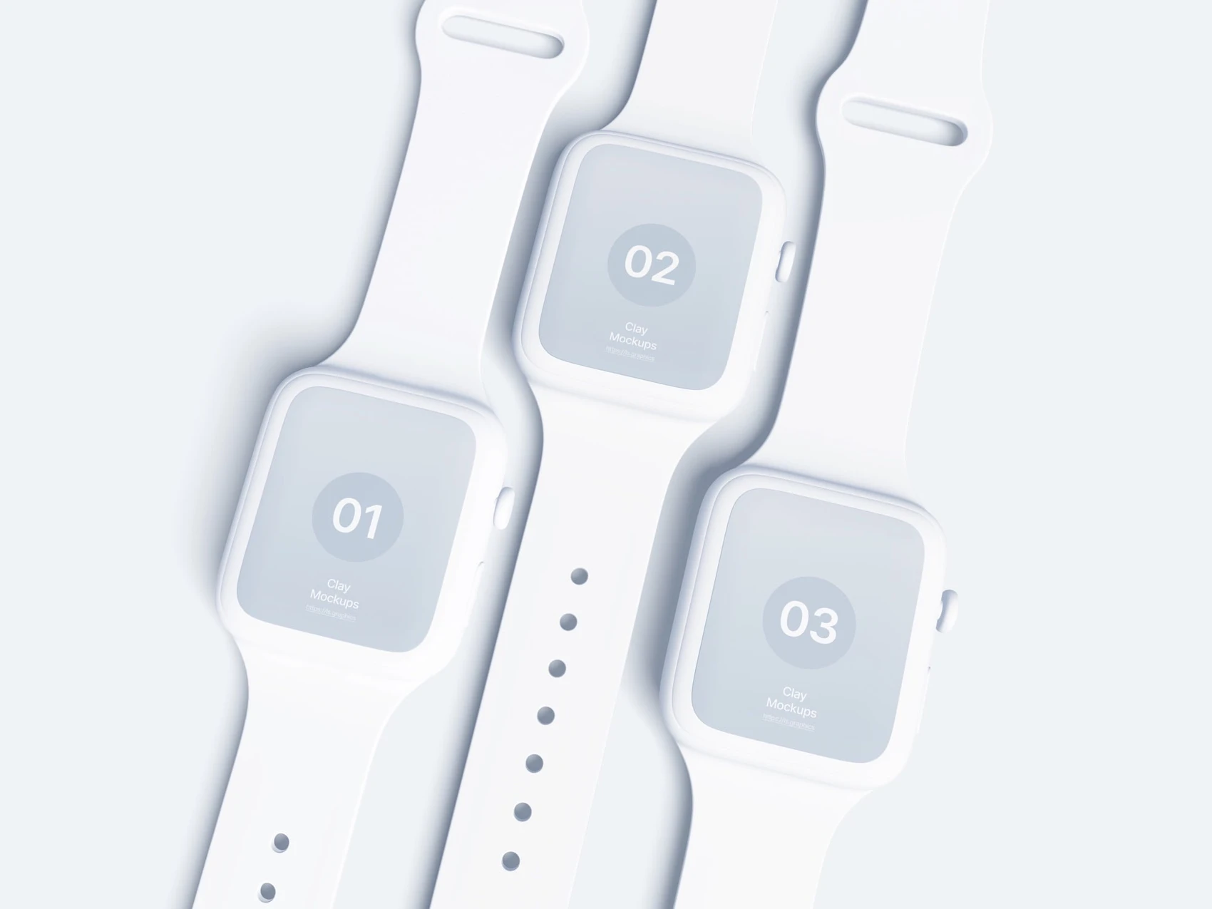 Watch Clay Mockups, 02 1