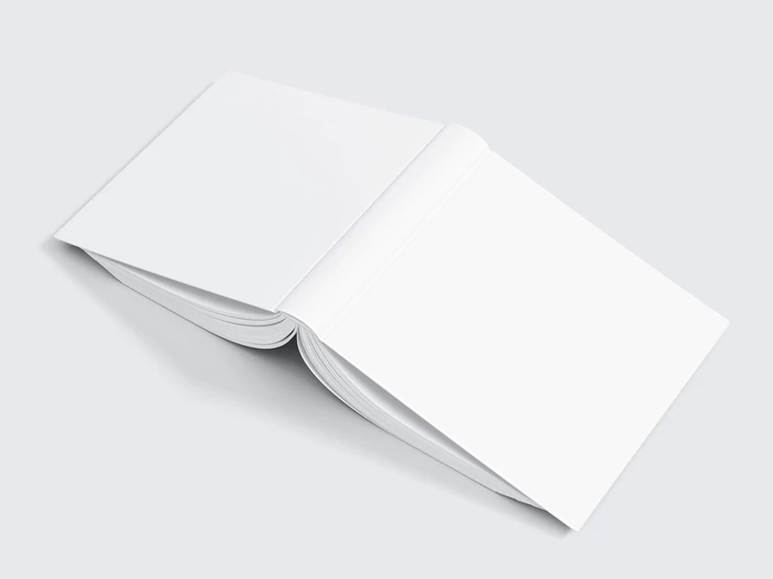 Book Mockup, Square-Angled, 05