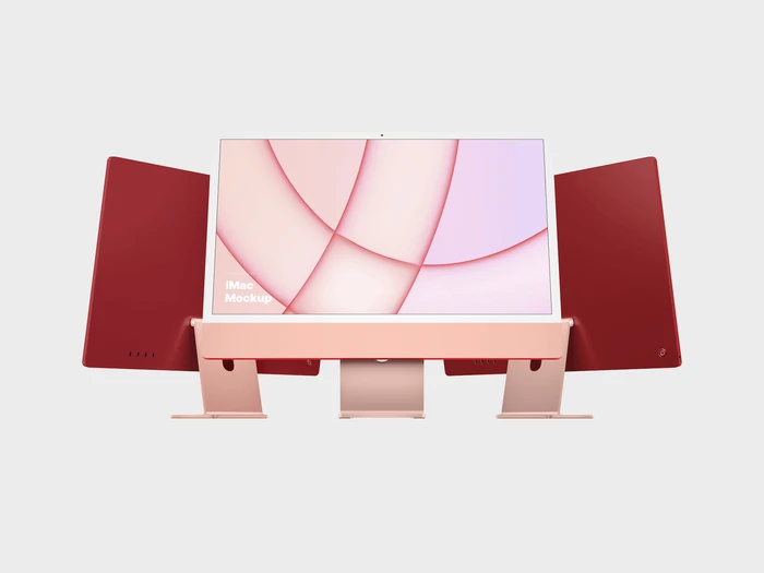 iMac 24-inch Mockups, 07