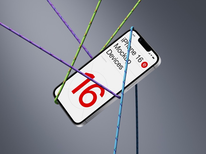 Z-Mockups, iPhone 16e, Scene 07