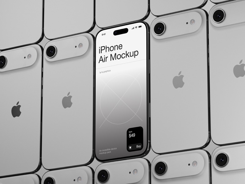 AH Mockup, iPhone Air, Scene 13