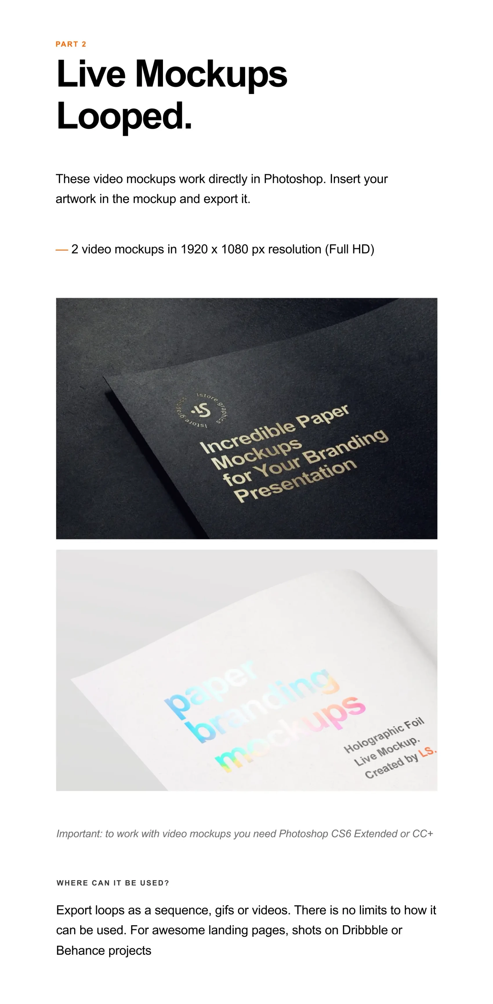 Paper Branding Mockups Bundle 12