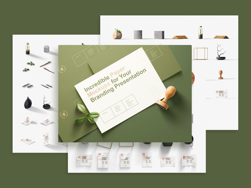 Paper Branding Mockups Bundle