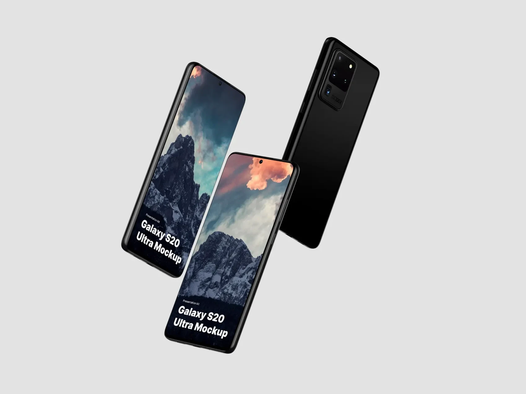 Samsung Galaxy S20 Ultra Mockups 9