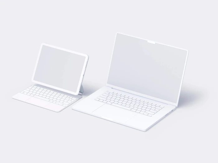 Apple Mockups Bundle, Clay, 03