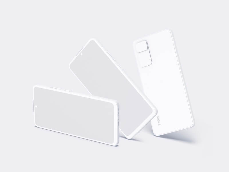 Redmi Note 11 Pro Clay Mockups, 03