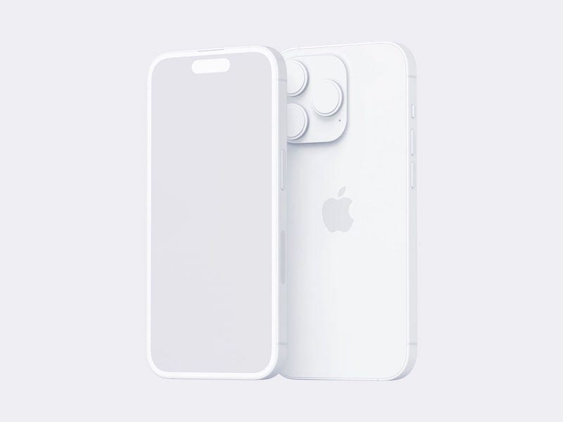 iPhone 14 Pro Clay Mockup, 09
