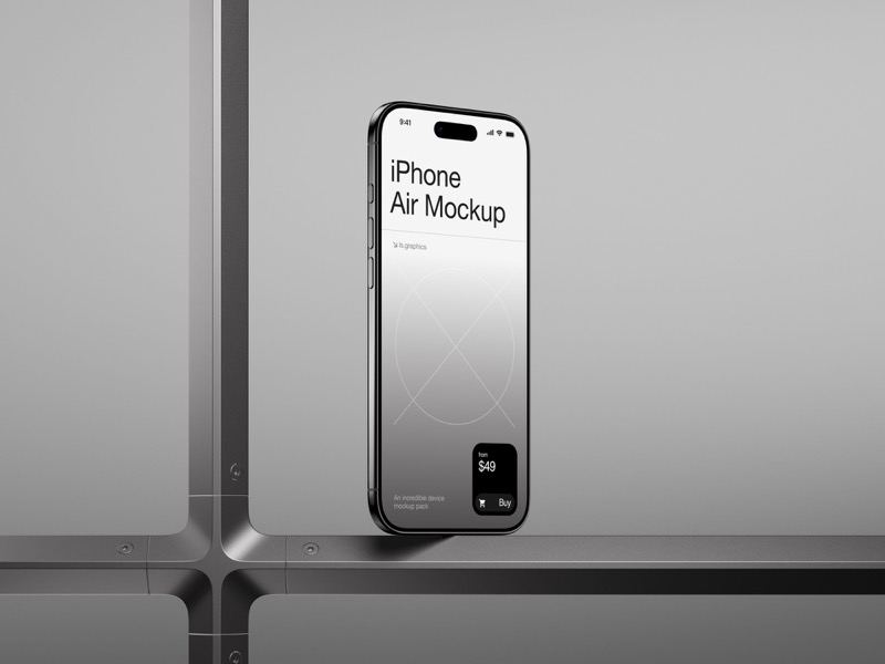AH Mockup, iPhone Air, Scene 7