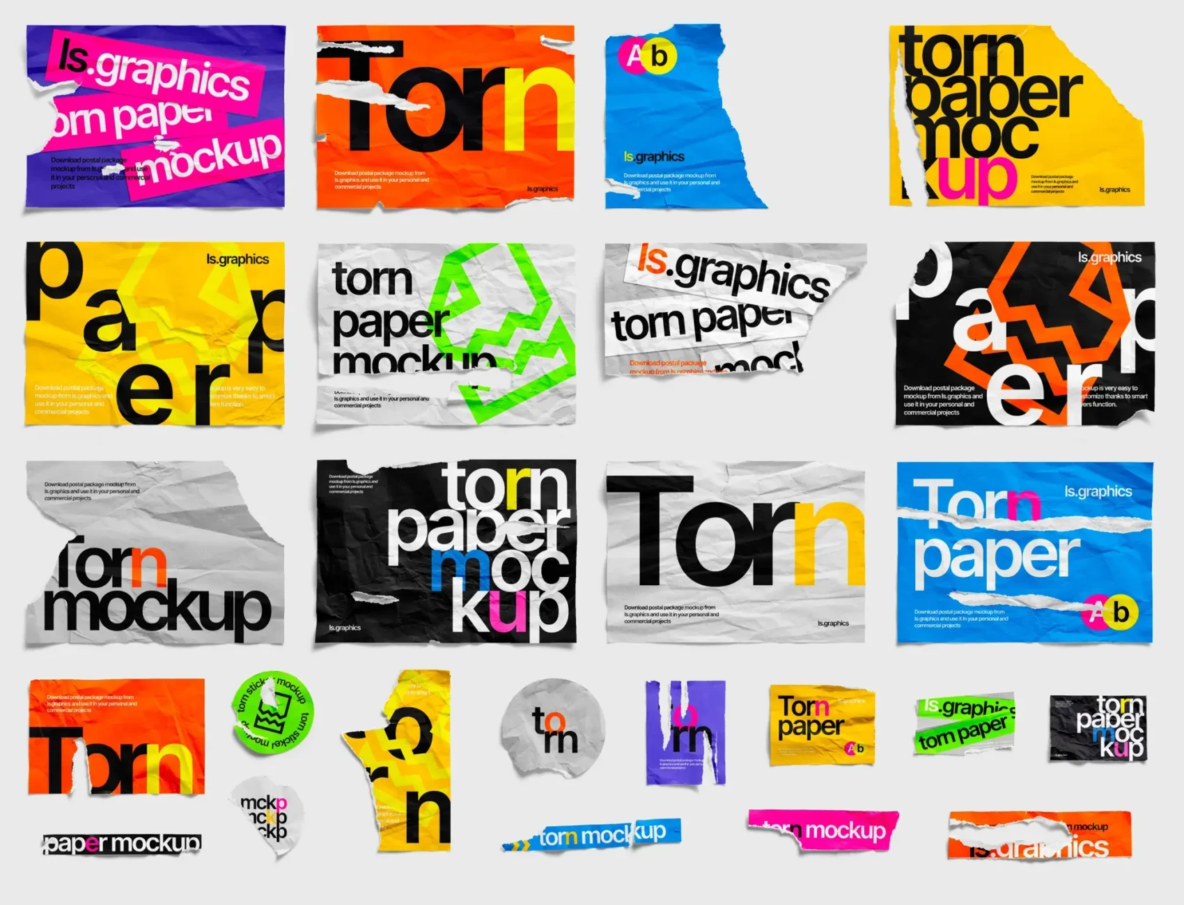 Torn Paper Mockups 4