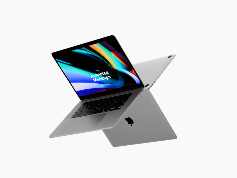 MacBook Pro Looped Animated Mockup, 03