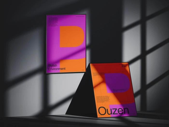 Ouzen, Frame Mockup, EU, 04 1