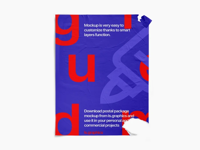 Glued Paper Mockup, US, Simple, 4 1