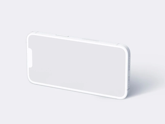 iPhone 14 Clay Mockup, 16