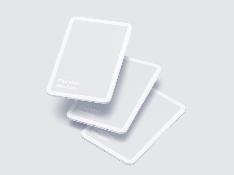 iPad Mini Clay Mockups, 15