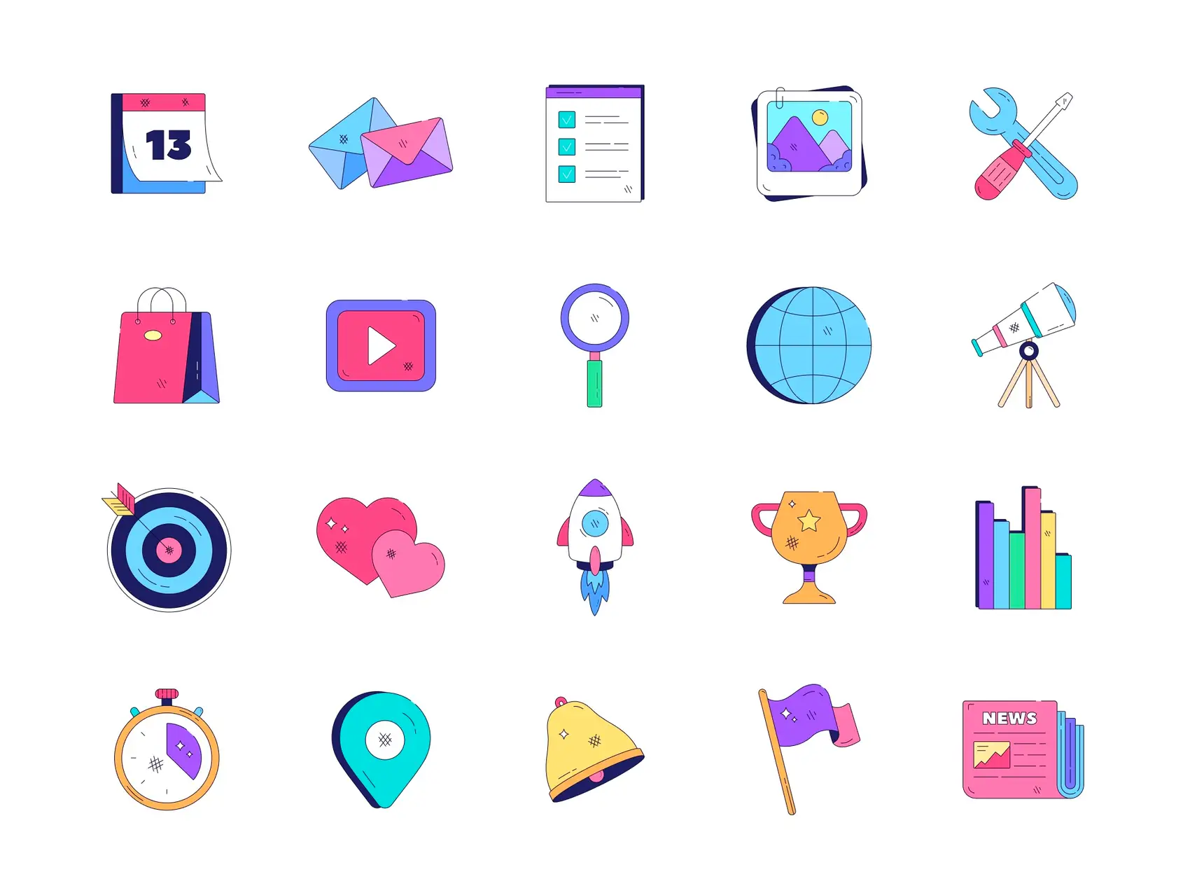 Zwosh, Icons 1